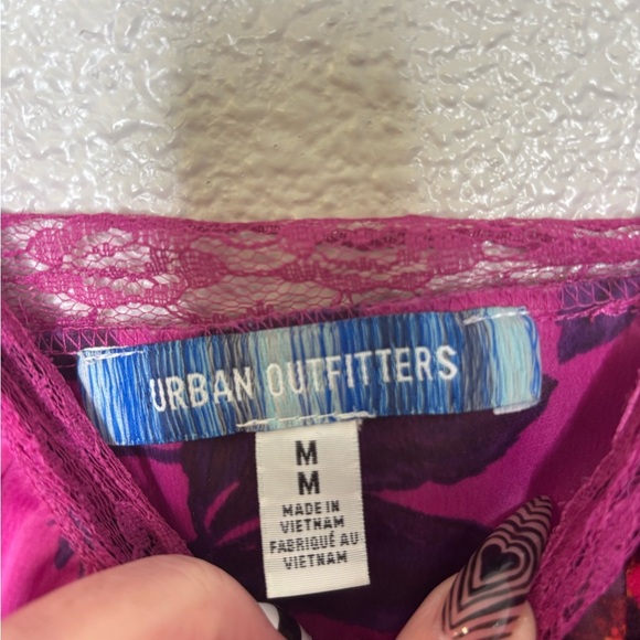 UO Audrey Lace Midi Slip Dress M - Picture 8 of 8